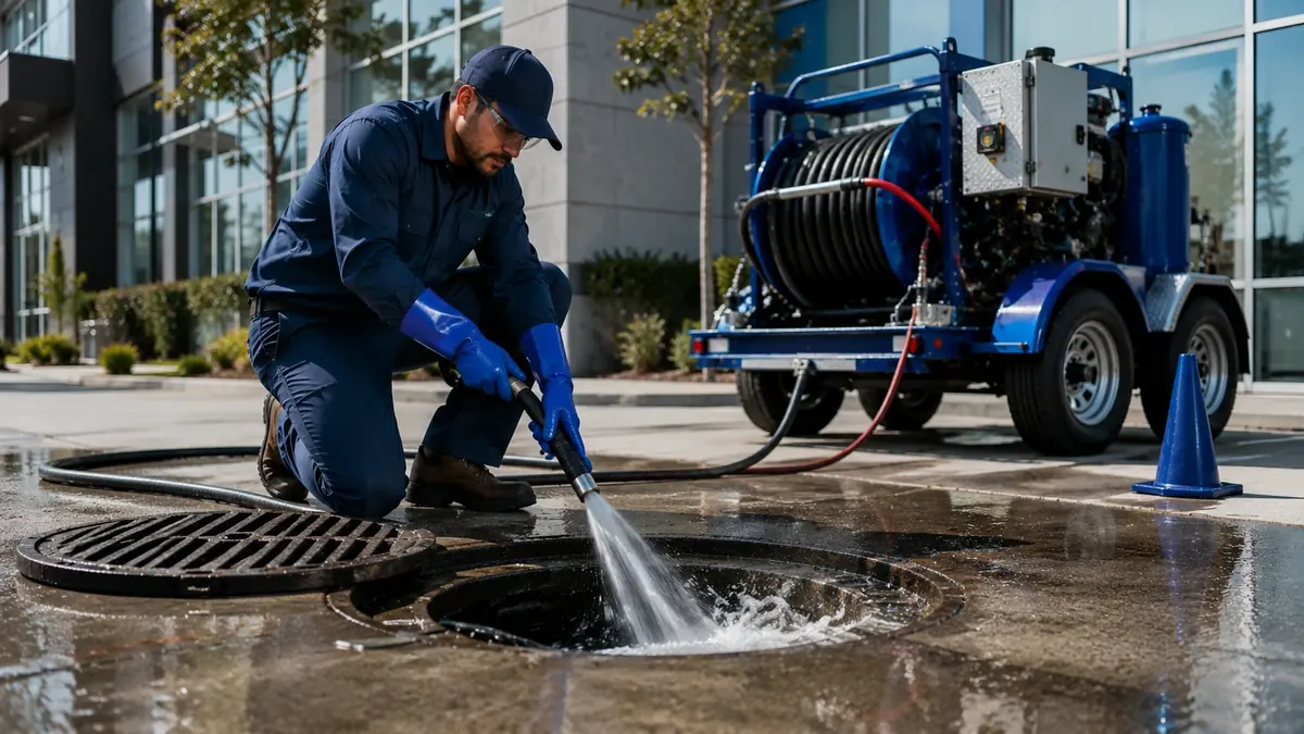 Commercial Hydro Jet Drain Cleaning in San Ysidro