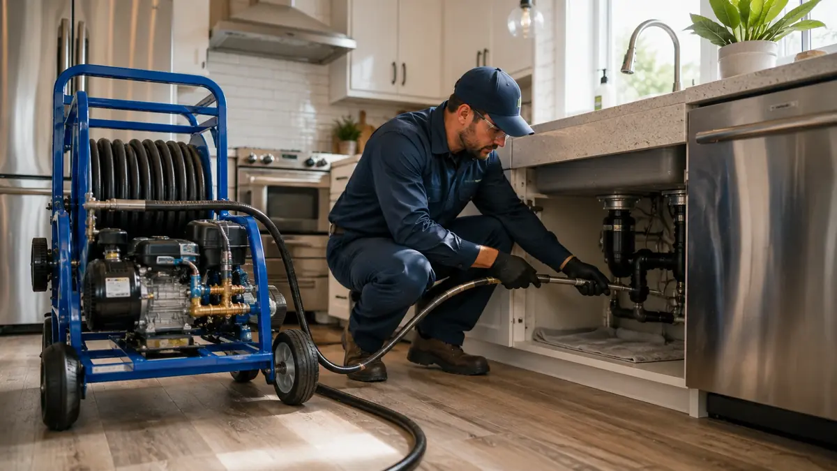 Kitchen Drain Hydro Jetting in San Ysidro