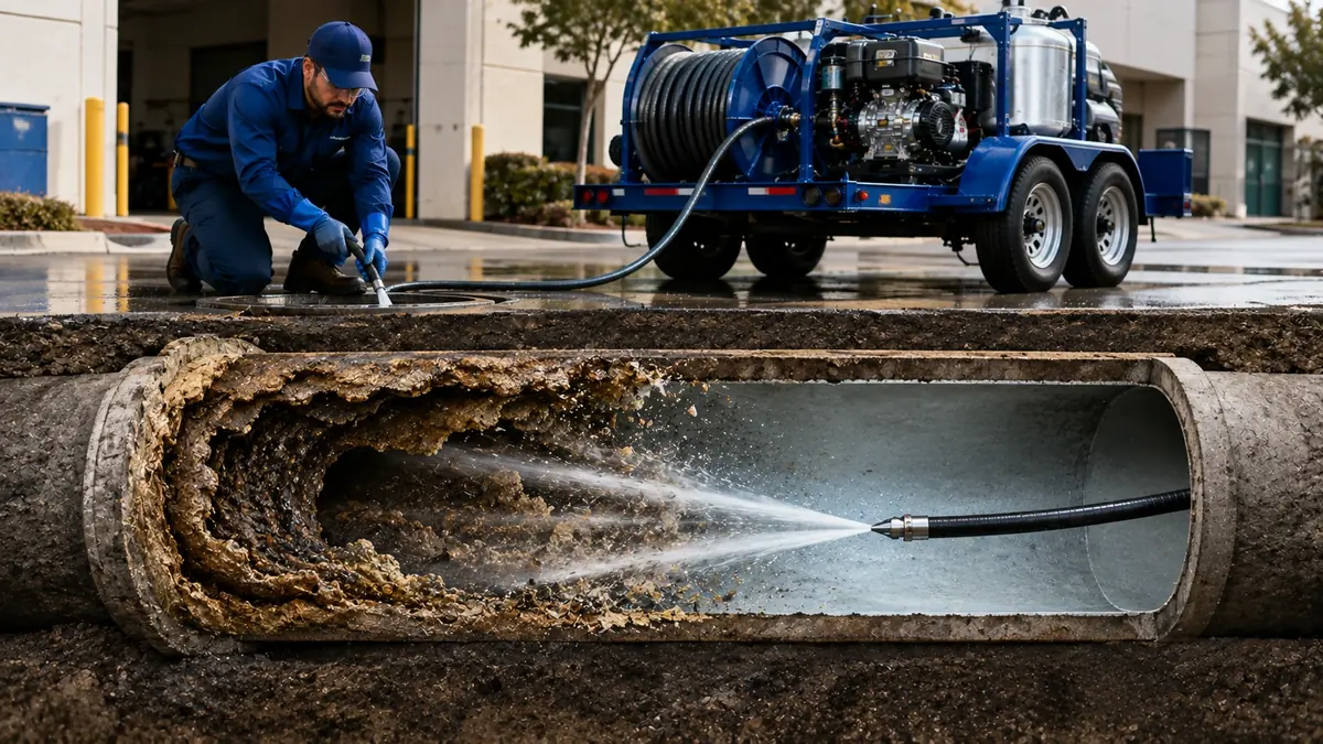 Sewer Pipe Descaling in San Ysidro